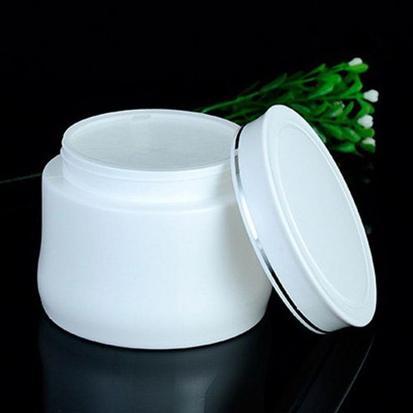 10pcs/lot 150g high-end cream pot threaded jar, white cosmetic container 150g double-deck pp makeup sample jar packaging bottle
10pcs/lot 150g high-end cream pot threaded jar, white cosmetic container 150g double-deck pp makeup sample jar packaging bottle