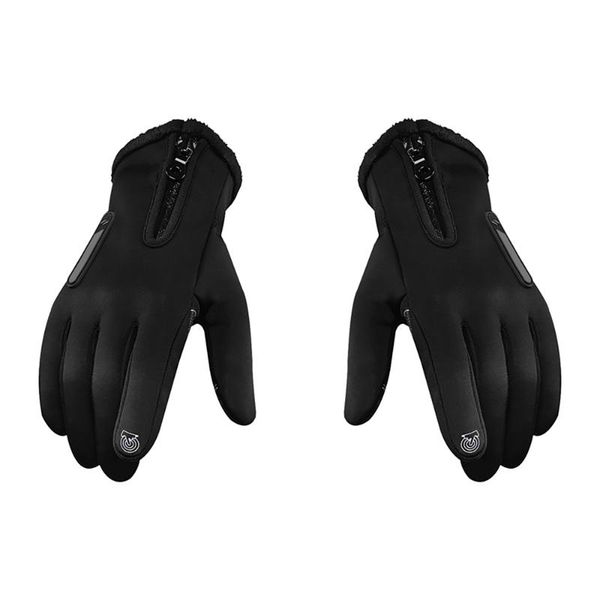cycling gloves waterproof winter warm snow ski snowboard motorcycle riding touch screen bike, Black
cycling gloves waterproof winter warm snow ski snowboard motorcycle riding touch screen bike, Black