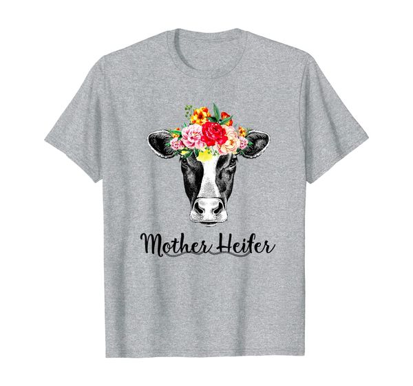 farmer cow mother heifer flower t-shirt, White;black
farmer cow mother heifer flower t-shirt, White;black