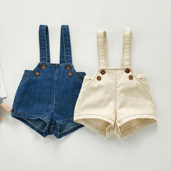 autumn baby overalls boys girls denim kids jumpsuit children shorts, Blue 
autumn baby overalls boys girls denim kids jumpsuit children shorts, Blue