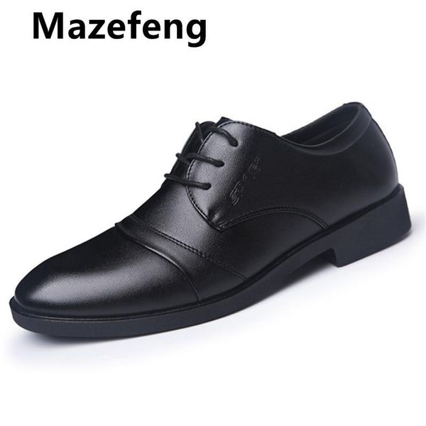 dress shoes mazefeng men leather man business classic style flats brown black lace up pointed toe shoe for oxford
dress shoes mazefeng men leather man business classic style flats brown black lace up pointed toe shoe for oxford