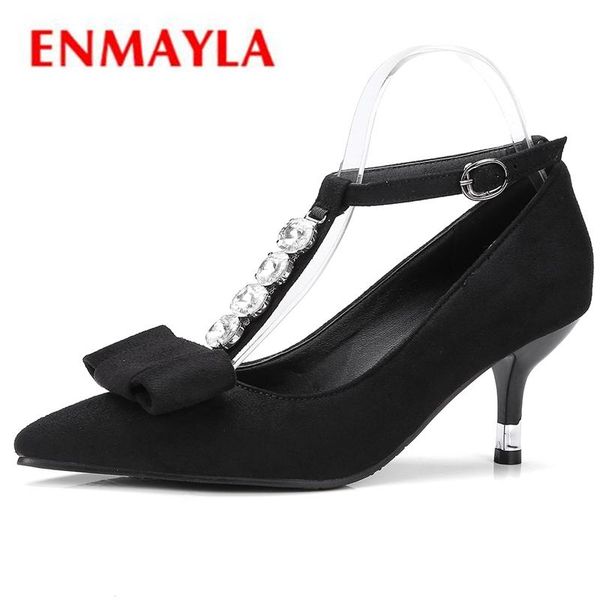dress shoes enmayla arrival basic high thin heels mary jane pointed toe casual buckle strap women size 34-43 ly1115, Black
dress shoes enmayla arrival basic high thin heels mary jane pointed toe casual buckle strap women size 34-43 ly1115, Black