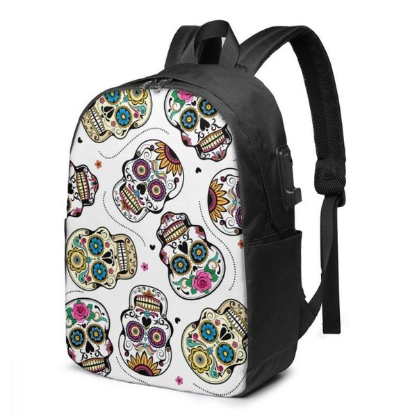 backpack 2021 lapusb beautiful sugar skulls pattern school bag bookbag men women travel daypack leisure
backpack 2021 lapusb beautiful sugar skulls pattern school bag bookbag men women travel daypack leisure