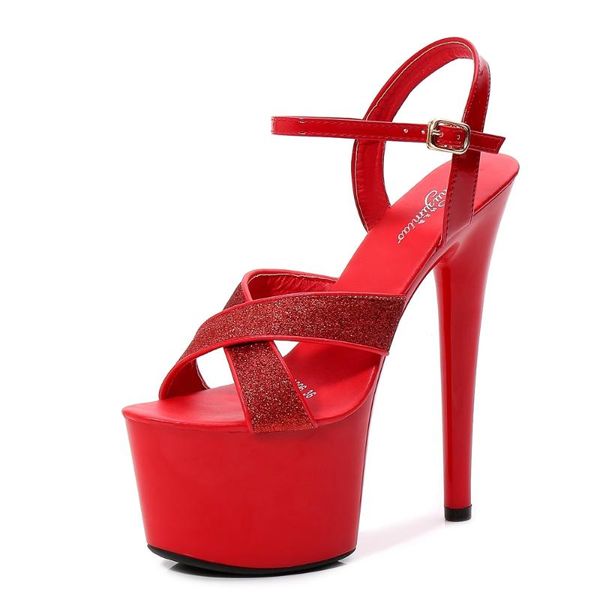 dress shoes women's sandals summer style large size ankle buckle sequins open toe thin high heel fashion lady patry x0009, Black
dress shoes women's sandals summer style large size ankle buckle sequins open toe thin high heel fashion lady patry x0009, Black
