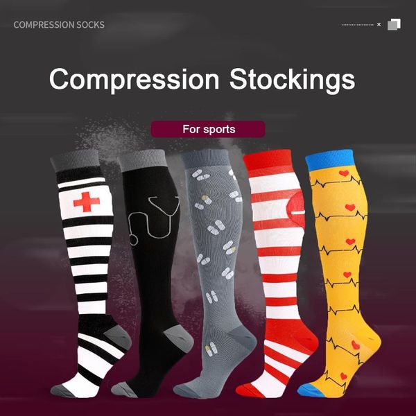 men's socks cross nylon compression stockings nursing for men women suitable edema and varicose veins original design lisa's smile, Black
men's socks cross nylon compression stockings nursing for men women suitable edema and varicose veins original design lisa's smile, Black