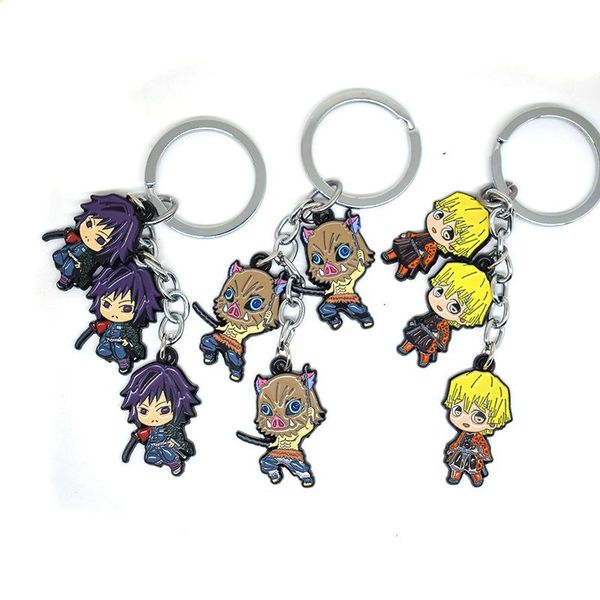 keychains anime demon slayer keychain keyring pendant accessories kimetsu no yaiba cosplay kamado tanjirou key chains gift, Silver
keychains anime demon slayer keychain keyring pendant accessories kimetsu no yaiba cosplay kamado tanjirou key chains gift, Silver