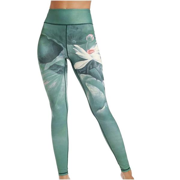 women's leggings sport classic retro color floral graffiti print high waist hip tight pants deportivas mujer, Black
women's leggings sport classic retro color floral graffiti print high waist hip tight pants deportivas mujer, Black