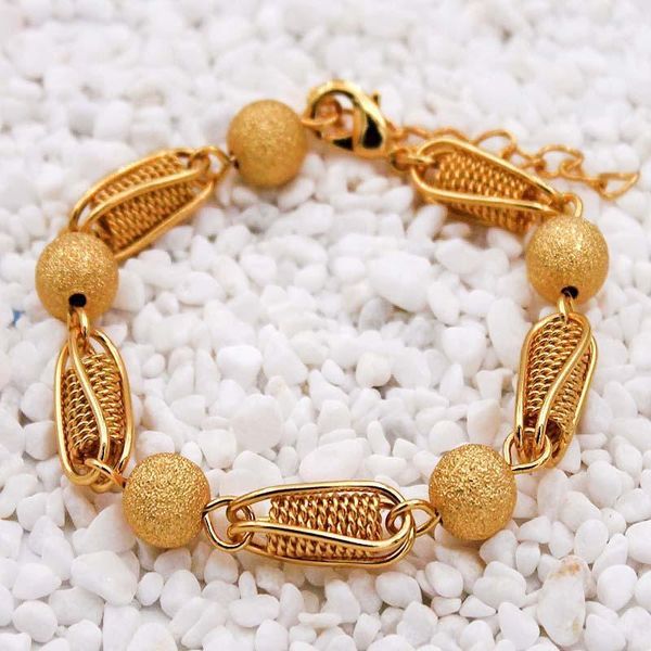 charm bracelets trendy gold ball copper beaded bracelet for women girl fashion jewelry accessories wedding party birthday gift, Golden;silver
charm bracelets trendy gold ball copper beaded bracelet for women girl fashion jewelry accessories wedding party birthday gift, Golden;silver