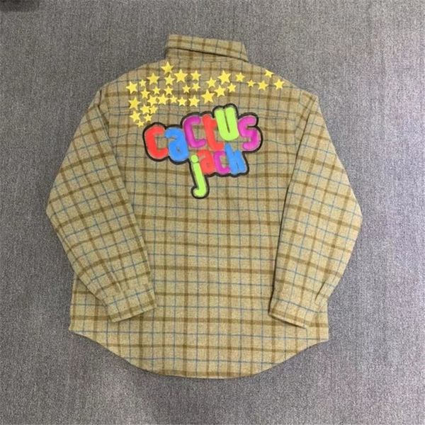 2021 new travis scott cactus jack flannel hoodies men women woolen shirt jacket plaid wool jersey coats pullover wqka, Black
2021 new travis scott cactus jack flannel hoodies men women woolen shirt jacket plaid wool jersey coats pullover wqka, Black