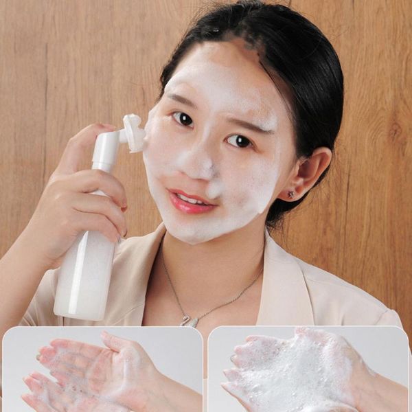 new 100/150/200ml empty froth foaming pump bottle with silicone brush head plastic face cleaning foam bottles liquid soap dispen
new 100/150/200ml empty froth foaming pump bottle with silicone brush head plastic face cleaning foam bottles liquid soap dispen