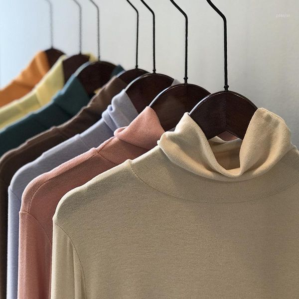 korean style 2021 autumn winter women sweater fashion soild basic shirt pollovers long sleeve kintted high neck female women's sweater, White;black
korean style 2021 autumn winter women sweater fashion soild basic shirt pollovers long sleeve kintted high neck female women's sweater, White;black
