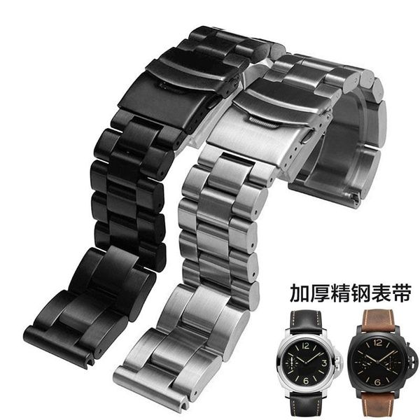watch bands stainless steel band thicken mans 22mm 24mm 26mm for military 4323 4343 black, Black;brown
watch bands stainless steel band thicken mans 22mm 24mm 26mm for military 4323 4343 black, Black;brown