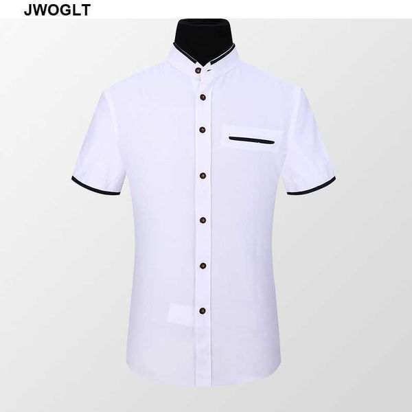 summer fashion stand collar men's short sleeve shirt korean cotton slim fit button-down social white oxford shirts 4xl 5xl 210528, White;black
summer fashion stand collar men's short sleeve shirt korean cotton slim fit button-down social white oxford shirts 4xl 5xl 210528, White;black