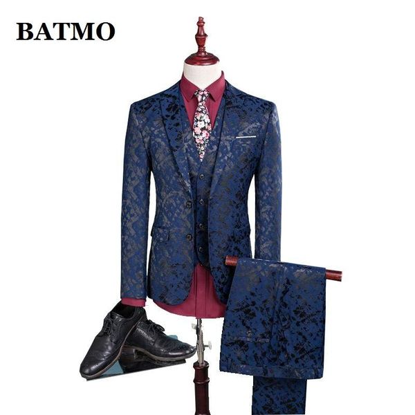 men's suits & blazers batmo 2021 arrival casual print navy blue men,men's suits,plus-size s-4xl 990, White;black
men's suits & blazers batmo 2021 arrival casual print navy blue men,men's suits,plus-size s-4xl 990, White;black