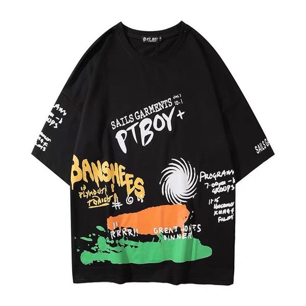 male t-shirts a variety popular patterns half trends go in hand with the tendency of hong kong. ins short sl e07q, White;black
male t-shirts a variety popular patterns half trends go in hand with the tendency of hong kong. ins short sl e07q, White;black