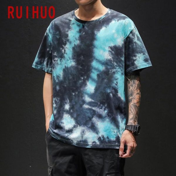 men's t-shirts ruihuo tie dye japanese streetwear men t shirt harajuku summer tshirt hip hop m-5xl 2021 arrivals, White;black
men's t-shirts ruihuo tie dye japanese streetwear men t shirt harajuku summer tshirt hip hop m-5xl 2021 arrivals, White;black