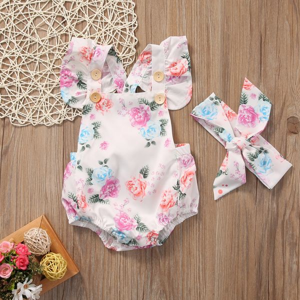 0-24m able baby girls floral romper summer infant toddler baby girl short ruffle sleeve clothes sunsuit set, White
0-24m able baby girls floral romper summer infant toddler baby girl short ruffle sleeve clothes sunsuit set, White