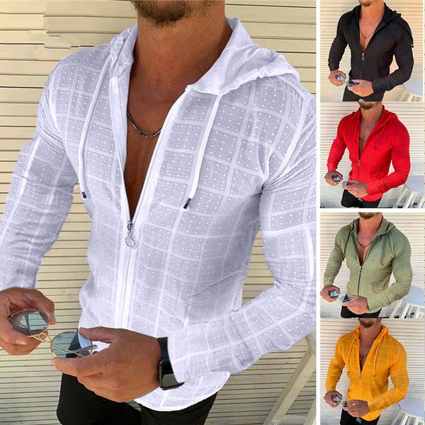 2021 fashion men zip up hooded plaid white autumn men's long sleeve t hip hop man cardigan tee shirt koszulka lqo1, White;black
2021 fashion men zip up hooded plaid white autumn men's long sleeve t hip hop man cardigan tee shirt koszulka lqo1, White;black