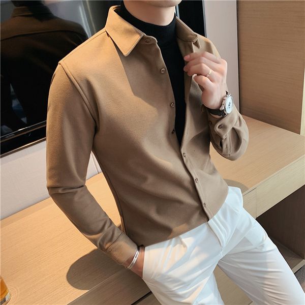 Primavera Nova New Fake-2pieces Camisas Grossas Dos Homens Manga Longa Slido Todos Jogo Fino Ajuste Senhores Blusa Ho ONA9, Black;brown
Primavera Nova New Fake-2pieces Camisas Grossas Dos Homens Manga Longa Slido Todos Jogo Fino Ajuste Senhores Blusa Ho ONA9, Black;brown