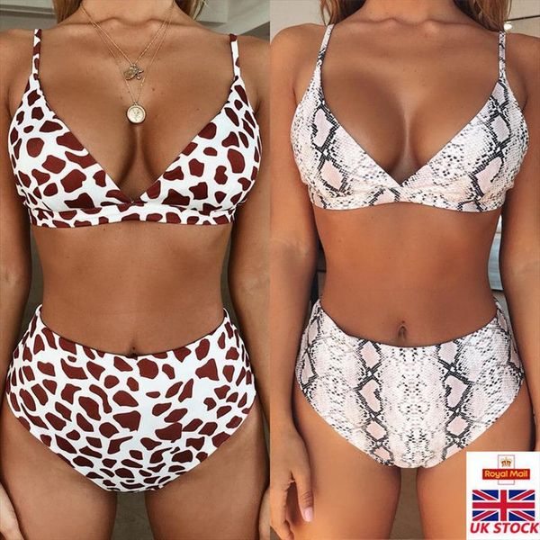 women bandage bikini 2pcs set swimsuit push up animal print leopard high waist beach bandeau padded bra bathing suit swimwear, White;black
women bandage bikini 2pcs set swimsuit push up animal print leopard high waist beach bandeau padded bra bathing suit swimwear, White;black