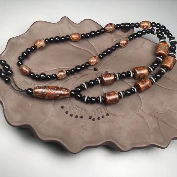 chains selling natural dzi bead necklace charm jewellery women's hand-carved for women men fashion accessories a011, Silver
chains selling natural dzi bead necklace charm jewellery women's hand-carved for women men fashion accessories a011, Silver