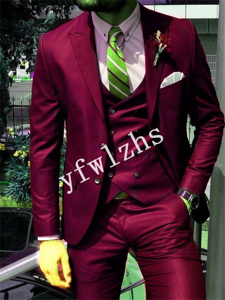 handsome two buttons groomsmen peak lapel groom tuxedos men suits wedding/prom/dinner man blazer(jacket+pants+tie+vest) w666, Black;gray
handsome two buttons groomsmen peak lapel groom tuxedos men suits wedding/prom/dinner man blazer(jacket+pants+tie+vest) w666, Black;gray