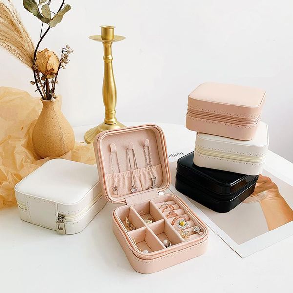 storage boxes & bins creative leather jewelry necklace ring earrings box portable suitcase home organizer decoration accessories
storage boxes & bins creative leather jewelry necklace ring earrings box portable suitcase home organizer decoration accessories