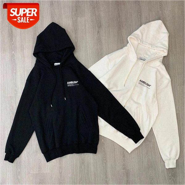 New Simple AMBUSH Hoodie Men Women Classic Casual Solid Black White Sweatshirts Couple Lovers Ambush Pullover #ma2C
New Simple AMBUSH Hoodie Men Women Classic Casual Solid Black White Sweatshirts Couple Lovers Ambush Pullover #ma2C