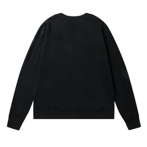 2021 early autumn off new classic small label silicone three-dimensional solid color simple round neck terry sweater for men and women, Black
2021 early autumn off new classic small label silicone three-dimensional solid color simple round neck terry sweater for men and women, Black