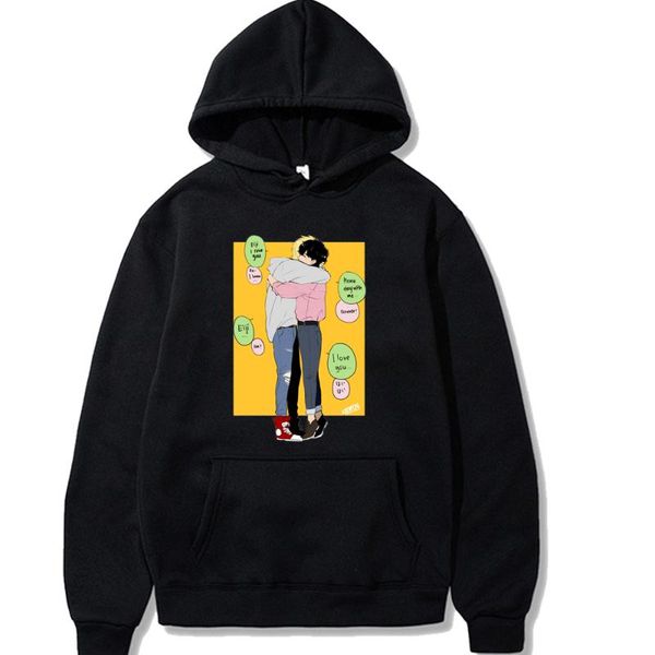 men's hoodies & sweatshirts banana fish men women hip hop sweatshirt funny anime black clothes