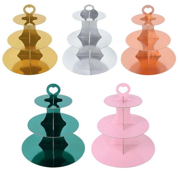 other bakeware 3-layer diy pink gold cake stand round cardboard cupcake holder for wedding birthday holiday party display decoration tools
other bakeware 3-layer diy pink gold cake stand round cardboard cupcake holder for wedding birthday holiday party display decoration tools