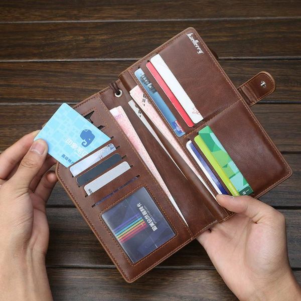 wallets mens pu leather long wallet bifold cash card holder organizer multi slot purse -opk, Red;black
wallets mens pu leather long wallet bifold cash card holder organizer multi slot purse -opk, Red;black