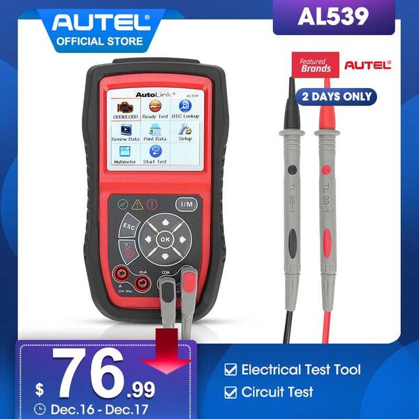 code readers & scan tools autel autolink al539 auto reader obdii diagnostic tool obd2 scanner electrical voltage test avo meter battery
code readers & scan tools autel autolink al539 auto reader obdii diagnostic tool obd2 scanner electrical voltage test avo meter battery