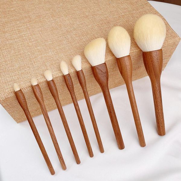 makeup brushes walnut set cosmetic powder blush foundation sculpting eyeshadow smudge brush wood handle
makeup brushes walnut set cosmetic powder blush foundation sculpting eyeshadow smudge brush wood handle