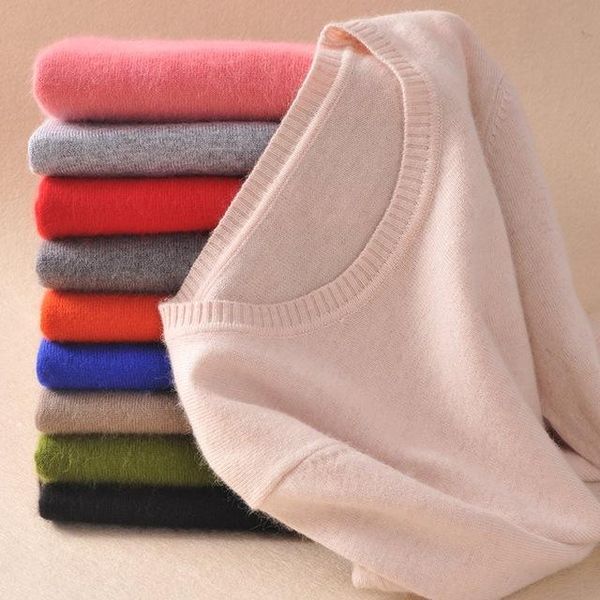 cashmere women sweaters and pullovers 2021 autumn winter long sleeve solid pullover jumper casual pull femme knitted sweater, White;black
cashmere women sweaters and pullovers 2021 autumn winter long sleeve solid pullover jumper casual pull femme knitted sweater, White;black