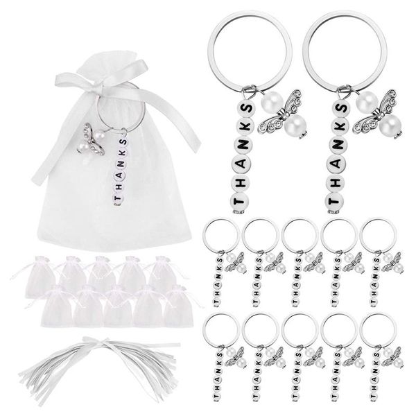 20 sets baptism party favors, wedding favors thanks style keychain with drawstring communion birthday
20 sets baptism party favors, wedding favors thanks style keychain with drawstring communion birthday