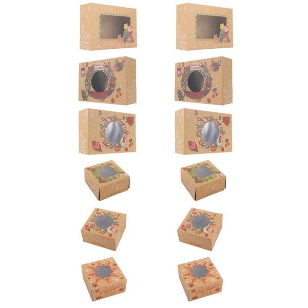 gift wrap 12pcs cake dessert packing boxes with window paper bakery cupcake for xmas
gift wrap 12pcs cake dessert packing boxes with window paper bakery cupcake for xmas