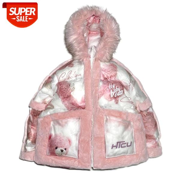 2020 Winter Hooded Padded Jacket Coat Hip Hop Candy Bear Thick Parka Jacket Streetwear Harajuku Punk Rock Outwear Pink #Qr3z, Black
2020 Winter Hooded Padded Jacket Coat Hip Hop Candy Bear Thick Parka Jacket Streetwear Harajuku Punk Rock Outwear Pink #Qr3z, Black