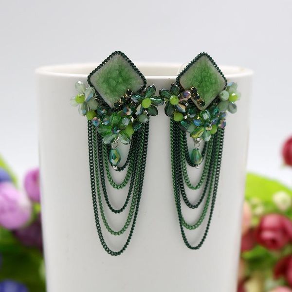 dangle & chandelier chain tassel earrings long handmade ceramics crystal statement for women fashion 2021 jewelry, Silver
dangle & chandelier chain tassel earrings long handmade ceramics crystal statement for women fashion 2021 jewelry, Silver