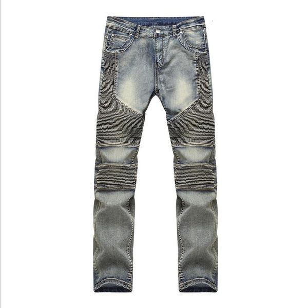 our great men big size retro wash biker ny jeans casual classic plooien stretch denim long jogger, Blue
our great men big size retro wash biker ny jeans casual classic plooien stretch denim long jogger, Blue