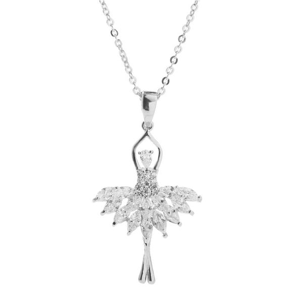 pendant necklaces 1pc unique ballet dancer necklace girl neck jewelry, Silver
pendant necklaces 1pc unique ballet dancer necklace girl neck jewelry, Silver