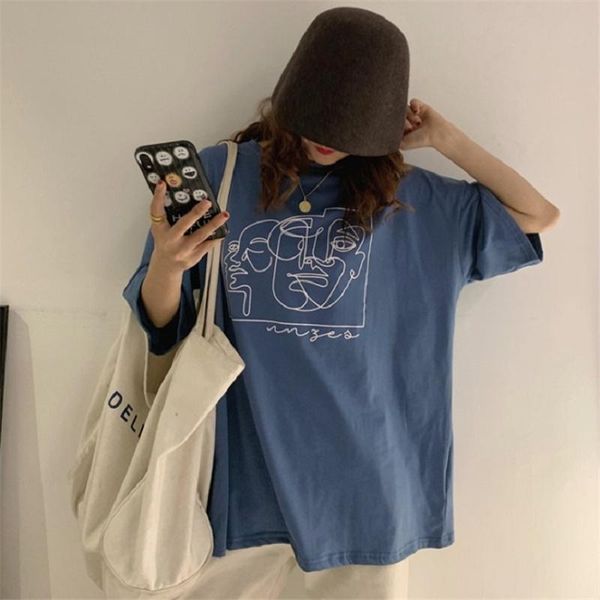 women's t-shirt anti-wrinkle and pilling 2021 summer japanese students cute salt funny wild loose short-sleeved female fashion, White
women's t-shirt anti-wrinkle and pilling 2021 summer japanese students cute salt funny wild loose short-sleeved female fashion, White