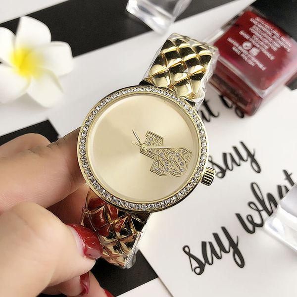 brand watch women girl crystal big letters style metal steel band quartz wrist watches gs7085, Slivery;brown
brand watch women girl crystal big letters style metal steel band quartz wrist watches gs7085, Slivery;brown