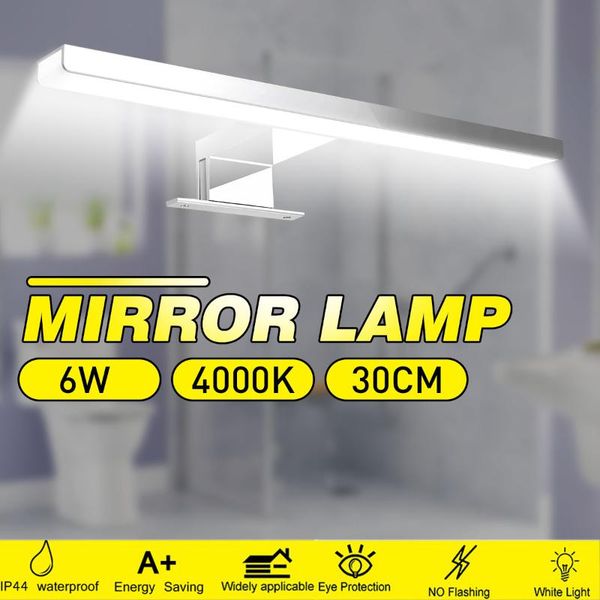 wall lamp indoor led light mirror 6w 600lm white 30cm waterproof aluminum lighting bathroom restroom makeup
wall lamp indoor led light mirror 6w 600lm white 30cm waterproof aluminum lighting bathroom restroom makeup