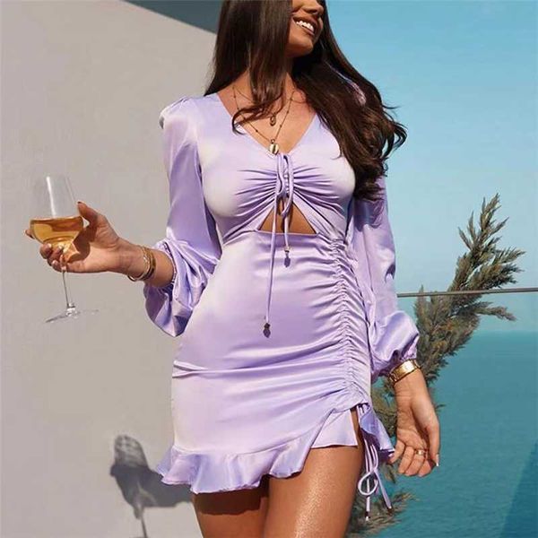 casual dresses zxqj women elegant satin ruffles dress 2021 autumn fashion ladies irregular short solid female folds v-neck, Black;gray
casual dresses zxqj women elegant satin ruffles dress 2021 autumn fashion ladies irregular short solid female folds v-neck, Black;gray