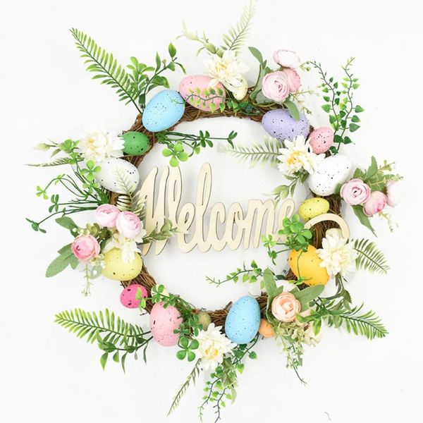 simulation egg faux wreath simulated easter eggs 1pcs 18 inch european style multicolor spring home decorative flower ring
simulation egg faux wreath simulated easter eggs 1pcs 18 inch european style multicolor spring home decorative flower ring