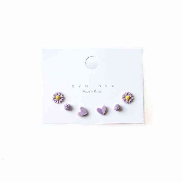 2021 trendy purple series simple small fresh earrings korean stainless steel needle popular jewelry earrings, Golden
2021 trendy purple series simple small fresh earrings korean stainless steel needle popular jewelry earrings, Golden