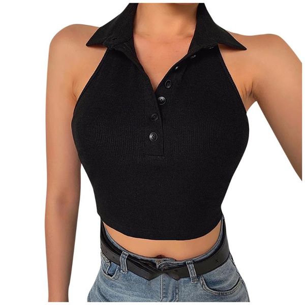 women's tanks & camis jaycosin women short vest ladies shirts halter v-neck buttons sleeveless womens clothing summer female, White
women's tanks & camis jaycosin women short vest ladies shirts halter v-neck buttons sleeveless womens clothing summer female, White