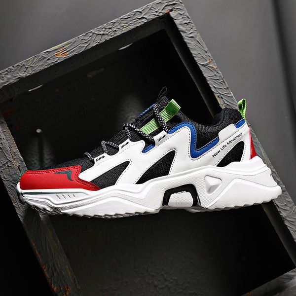 new chunky sneakers men shoes 2022 mesh breathable lightweight sports running shoes trend thick sole male athletic, Red;white
new chunky sneakers men shoes 2022 mesh breathable lightweight sports running shoes trend thick sole male athletic, Red;white