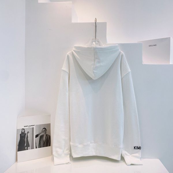 luxury brand hoodie kim21 early autumn new letter printed flocked rose loose sweater for men and women, Black
luxury brand hoodie kim21 early autumn new letter printed flocked rose loose sweater for men and women, Black